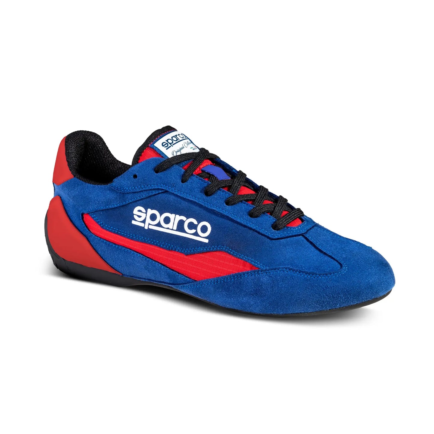 Sparco S-DRIVE Blauw – Lage Racing Sneaker met Ademende Zool en Sportieve Look