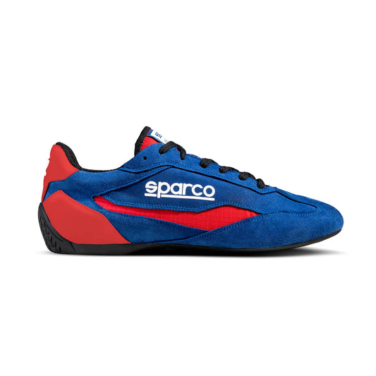 Sparco S-DRIVE Blauw – Lage Racing Sneaker met Ademende Zool en Sportieve Look