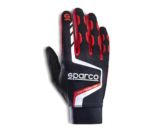 Sparco HYPERGRIP+ Rood - Premium gaming handschoenen met verbeterde pasvorm, gripzones en touchscreen-functie