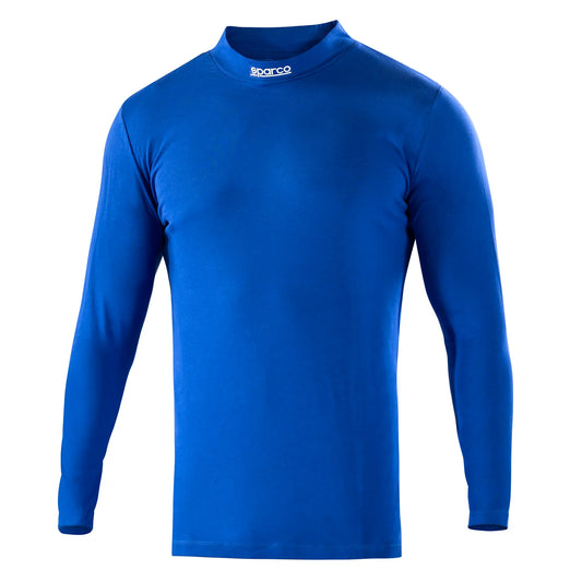 Sparco B-ROOKIE Blauw – Katoenen Onderkleding met Lange Mouwen