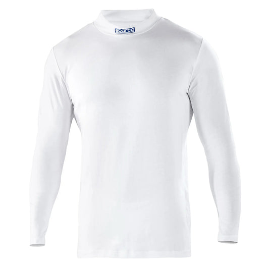 Sparco B-ROOKIE Wit – Katoenen Onderkleding met Lange Mouwen