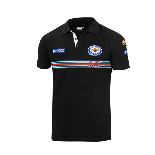 Sparco Polo Replica Martini Racing - Black