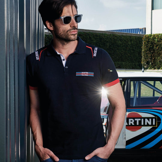 Sparco – Martini Racing Polo Shirt – 01276MR – Polo Shirt – Martini Racing – White/Navy – XS-XXXL