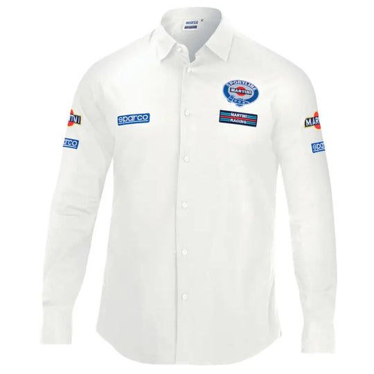 Sparco Martini Racing Overhemd - Wit - maat L