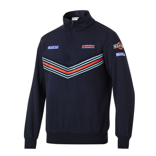Sparco Half Zip Sweatshirt Martini Racing - Marineblauw