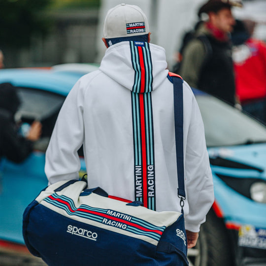 Sparco – Hoodie Big Stripes Martini Racing – 01340MR – Hoodie – Martini Racing – Navy Blue/White – S-XXXL
