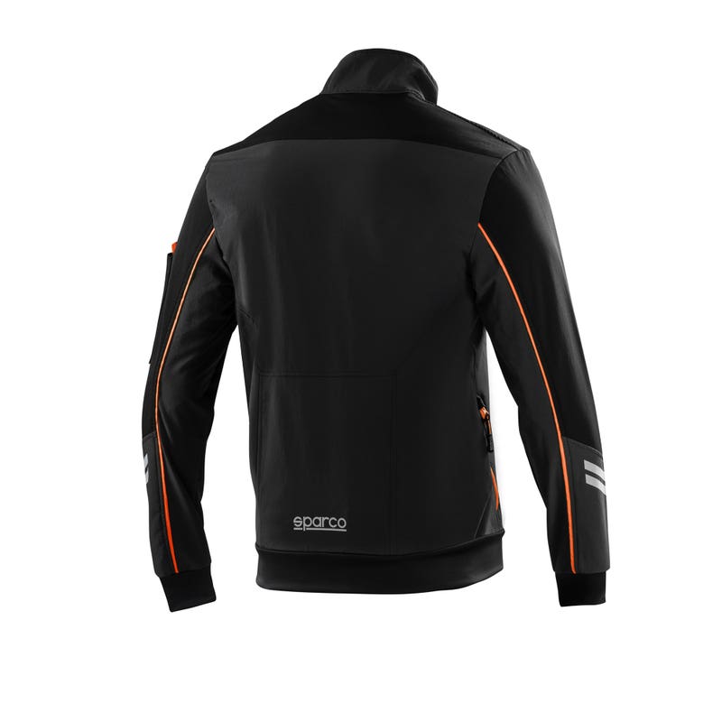 Softshell Jas - AUSTIN - Zwart, Oranje
