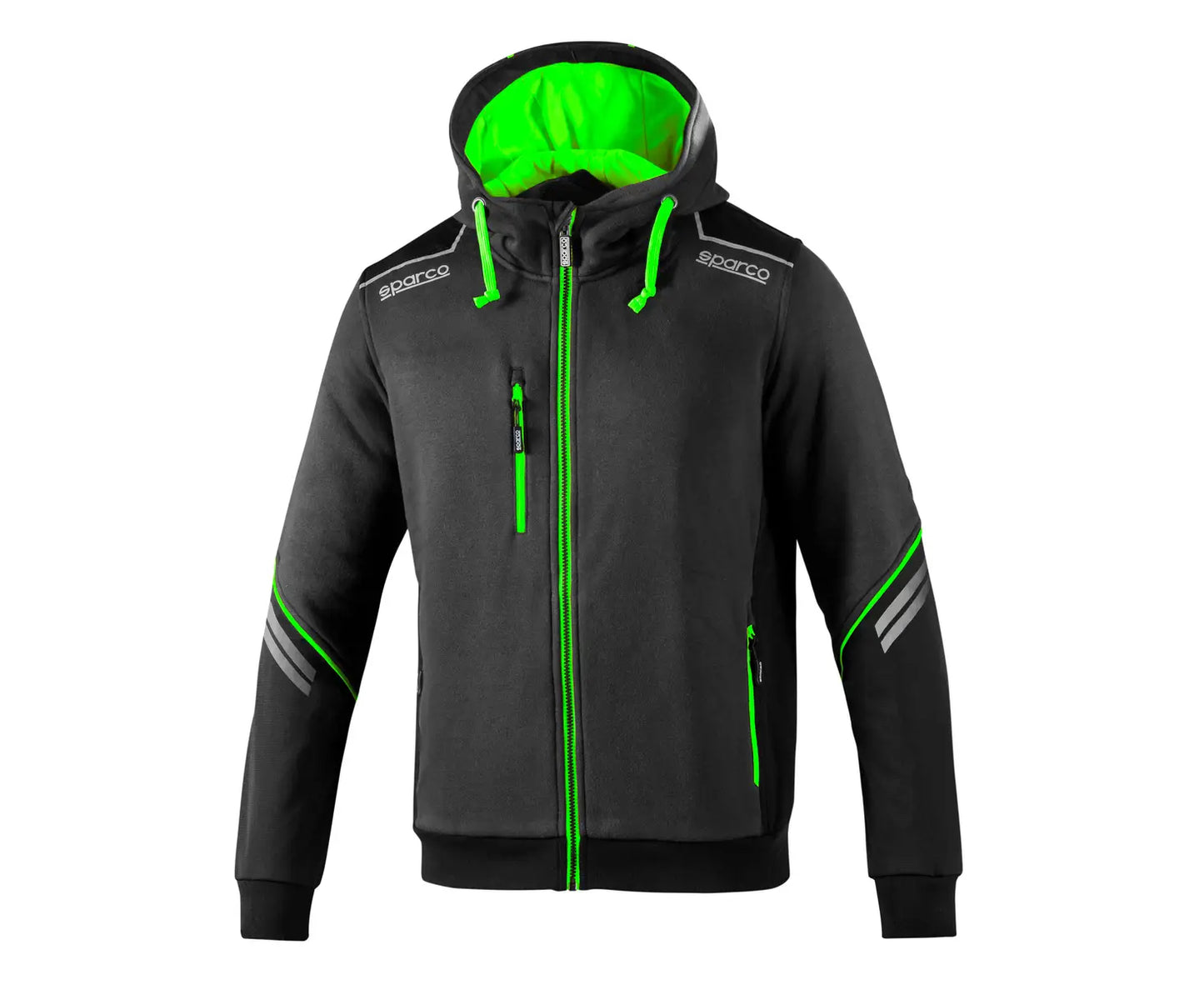Vest met capuchon - COLORADO - Grijs, Groen