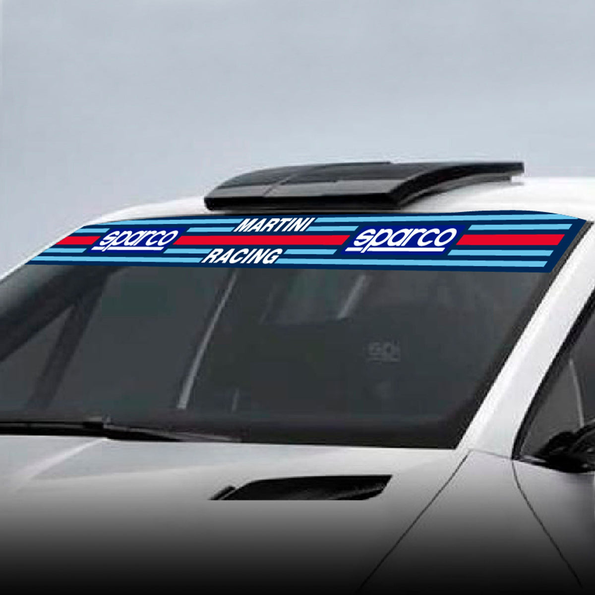 Sparco Martini Racing Windscreen Sun Strip