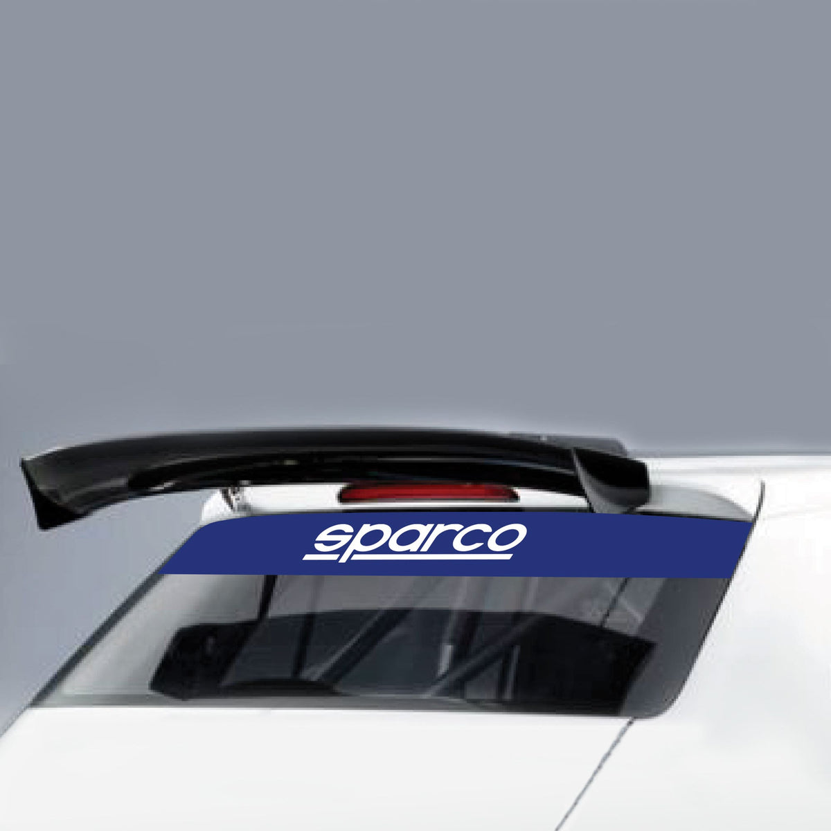 Sparco Rear Window Sunshade - Blue
