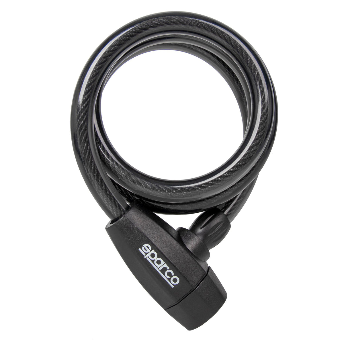 Sparco spiraalkabelslot 12 x 1200 mm zwart 099117NR - Hoofdafbeelding