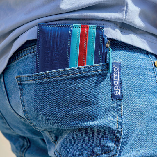 Sparco – Wallet Leather Martini Racing – 099148MR – Accessory – Martini Racing – Multicolor – One Size