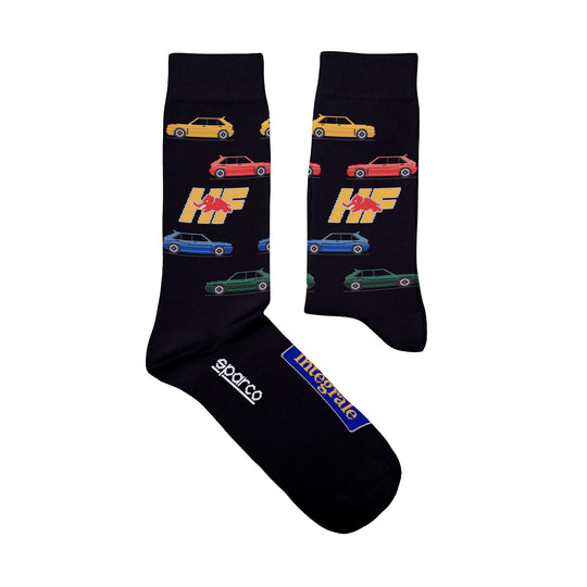 Sparco – Lancia Delta Collection Socks – BMZ0008 – Socks – Lancia – Black/Navy – 41/46