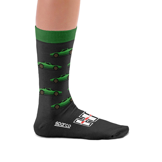 Sparco Lancia HF Gr.4 Sokken - Zwart/Groen