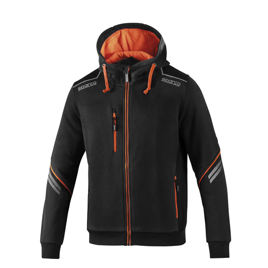 Sparco COLORADO – Technische Hoodie met Full Zip en Reflecterende Details