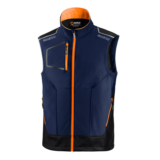 Sparco ILLINOIS – Technisch Lichtgewicht Bodywarmer met Reflecterende Details