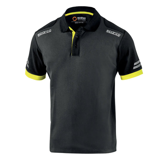 Sparco TOLEDO Geel – Technische Polo met Reflecterende Details
