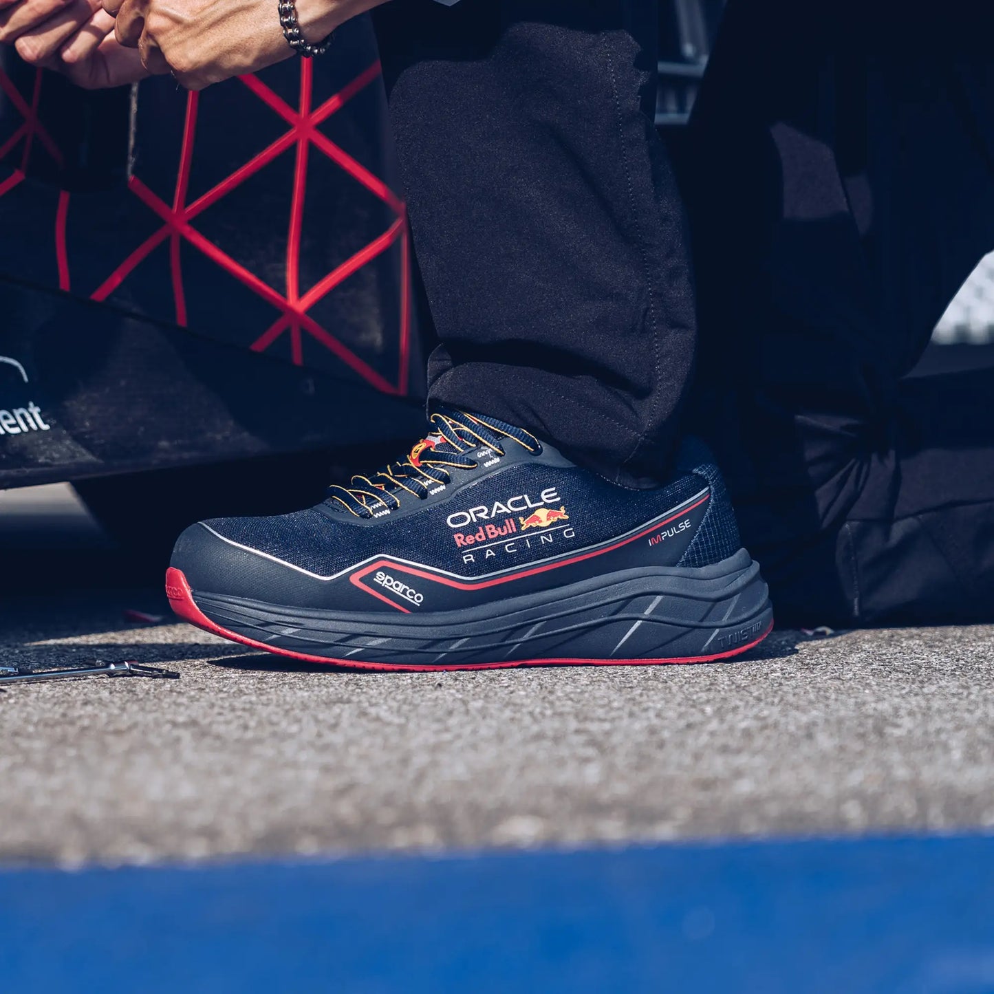 Sparco Red Bull | Veiligheidsschoenen ESD S1PS | Sneakers | Lichtgewicht & Antislip