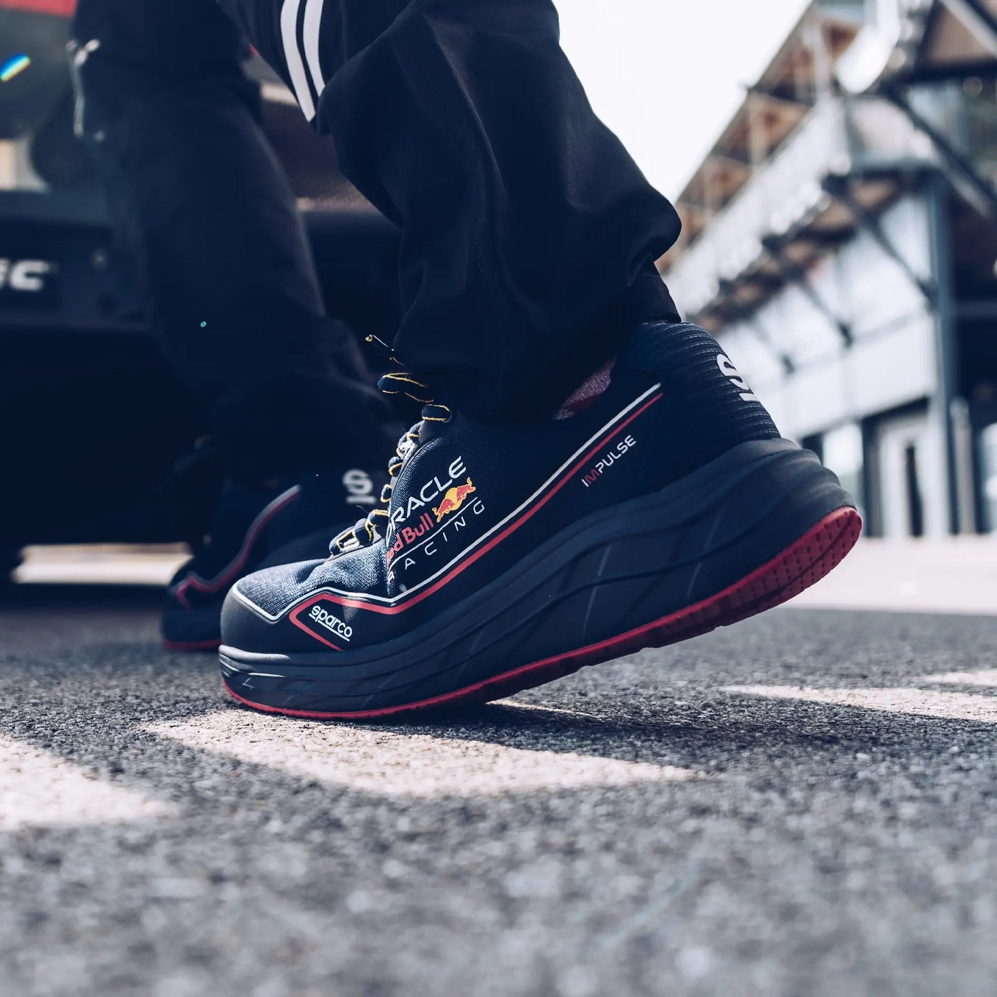 Sparco Red Bull | Veiligheidsschoenen ESD S1PS | Sneakers | Lichtgewicht & Antislip