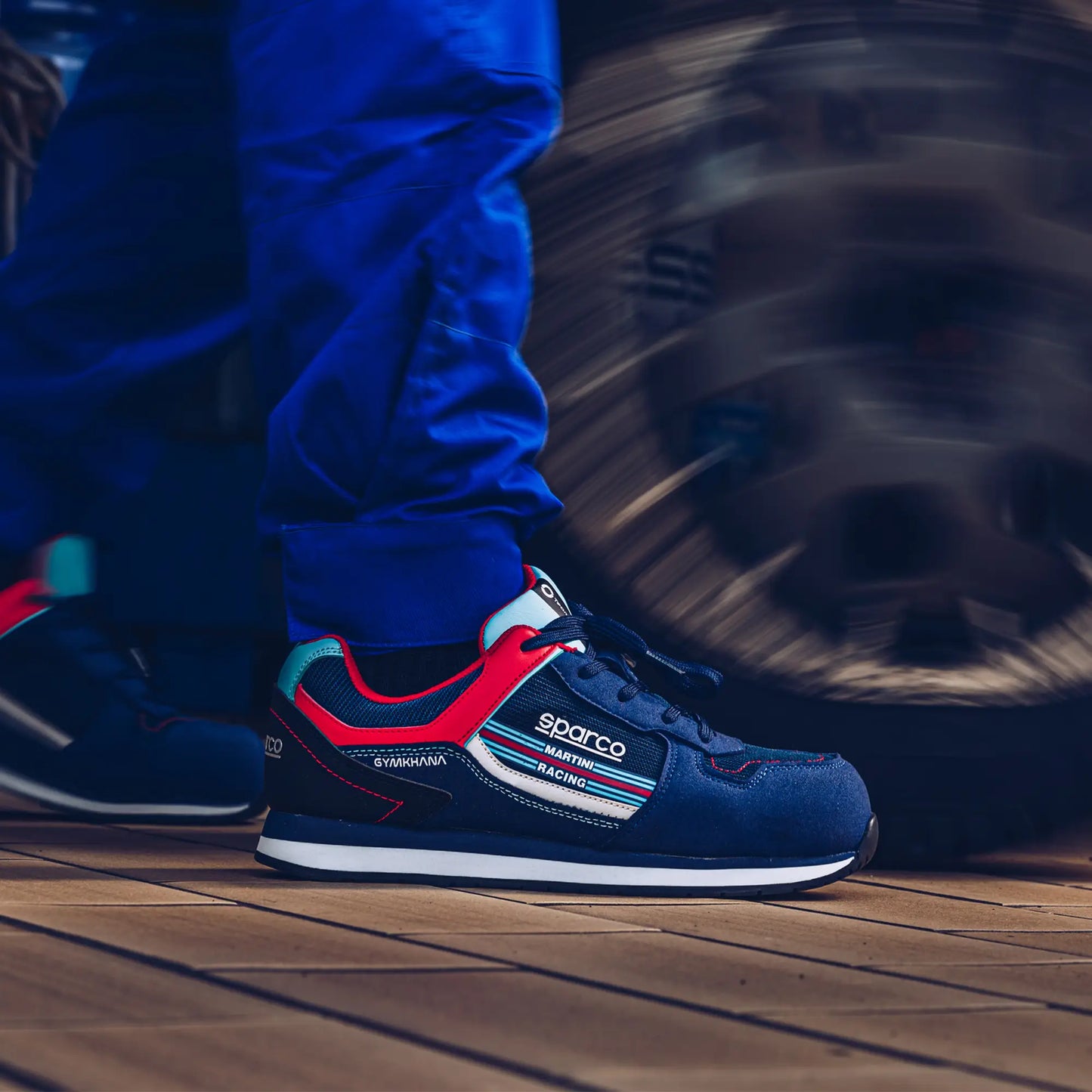 Sparco Gymkhana MARTINI | Veiligheidsschoenen S1PS | Limited Edition Martini Racing