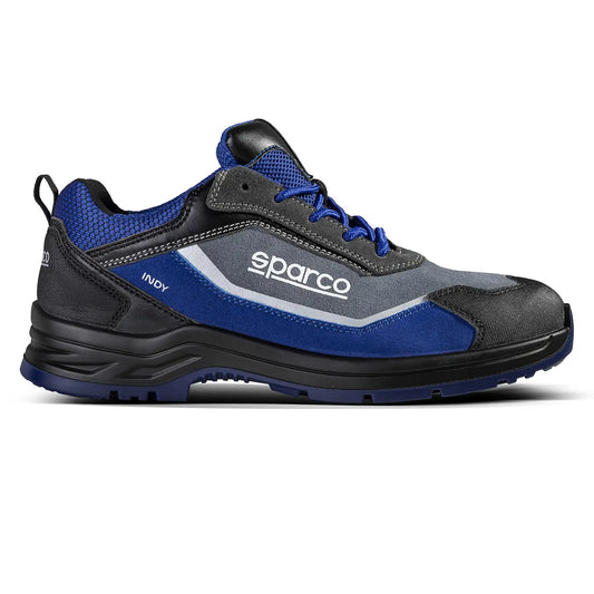 Sparco INDY CHARLOTTE – Veiligheidsschoen S3S met FlexGrip+ zool en waterafstotend suède