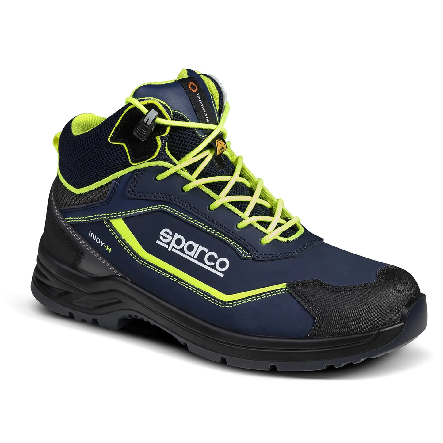 Sparco INDY RICHMOND – Hoge veiligheidsschoen S3S met FlexGrip+ zool en waterafstotend nubuck