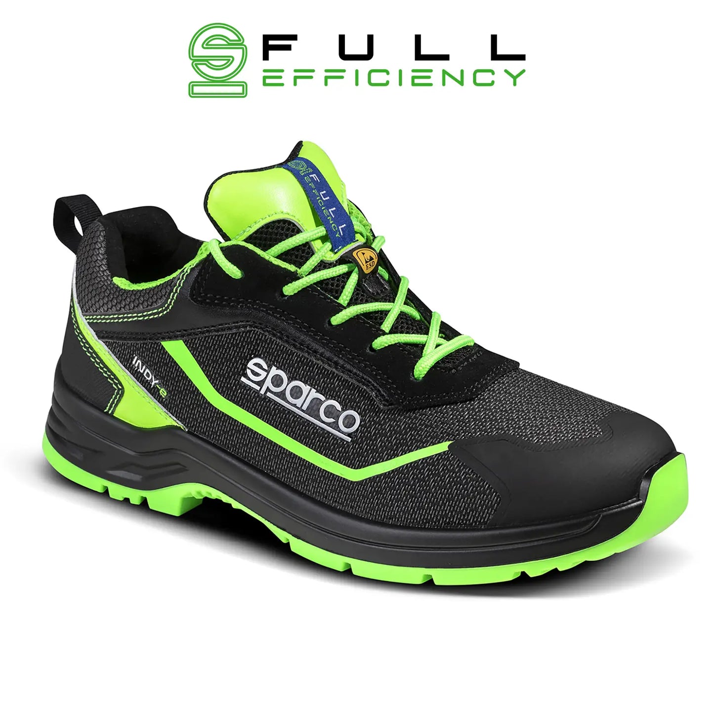 Sparco INDY FORESTER – Lage veiligheidsschoen S3S met gerecycled Full Efficiency-materiaal en FlexGrip+ zool