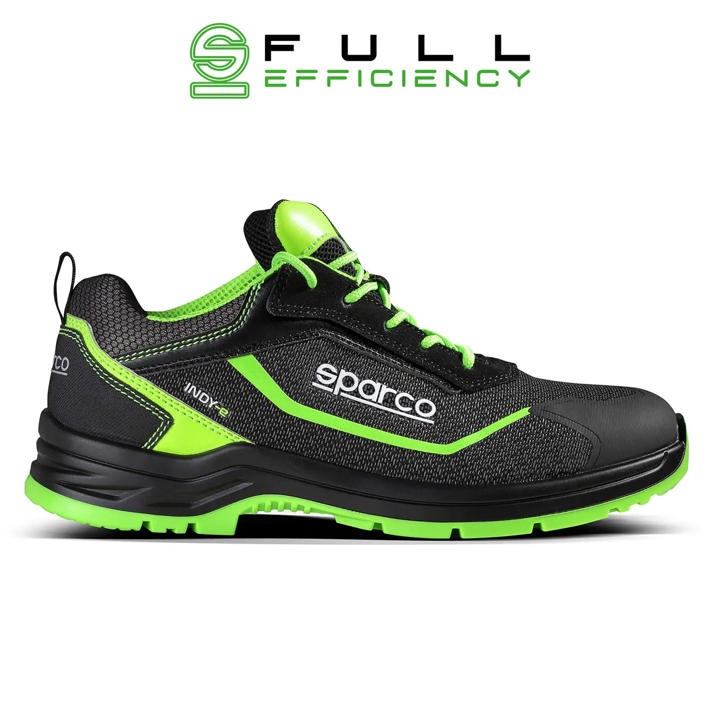 Sparco INDY FORESTER – Lage veiligheidsschoen S3S met gerecycled Full Efficiency-materiaal en FlexGrip+ zool