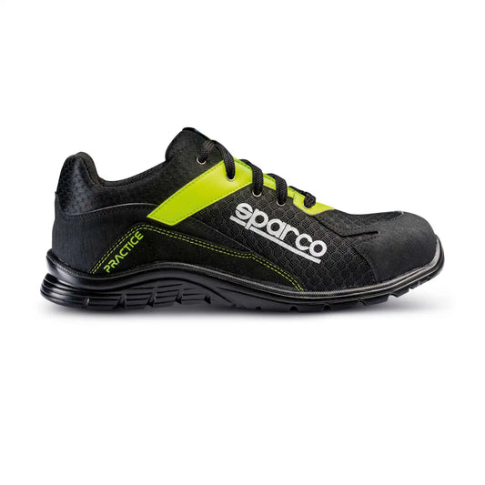 Sparco PRACTICE JOS – Lichtgewicht veiligheidsschoen S1PL met ademend 3D-mesh en sportief design