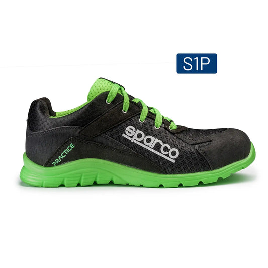 Sparco PRACTICE KEKE – Lichtgewicht veiligheidsschoen S1PL met ademend 3D-mesh en PU-zool