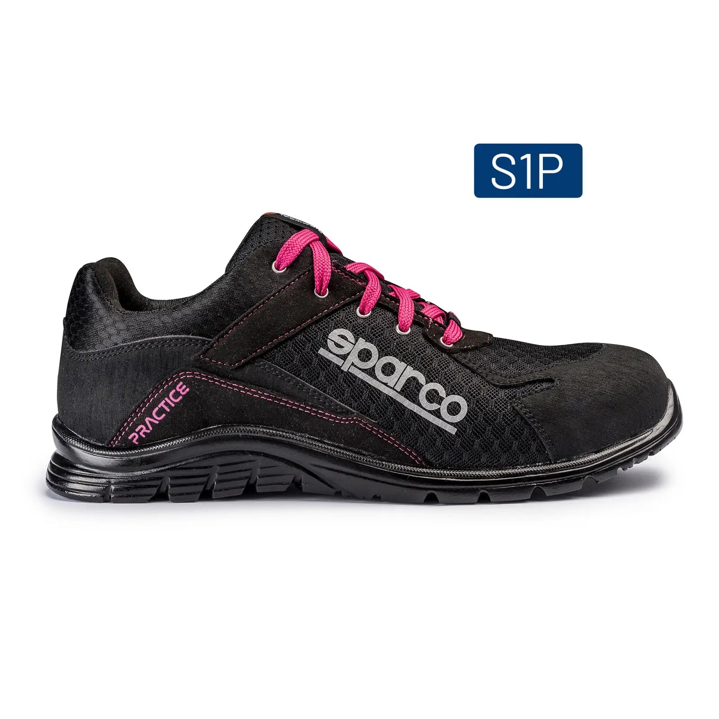 Sparco PRACTICE JODY – Lichtgewicht veiligheidsschoen S1PL met ademend 3D-mesh en sportieve look