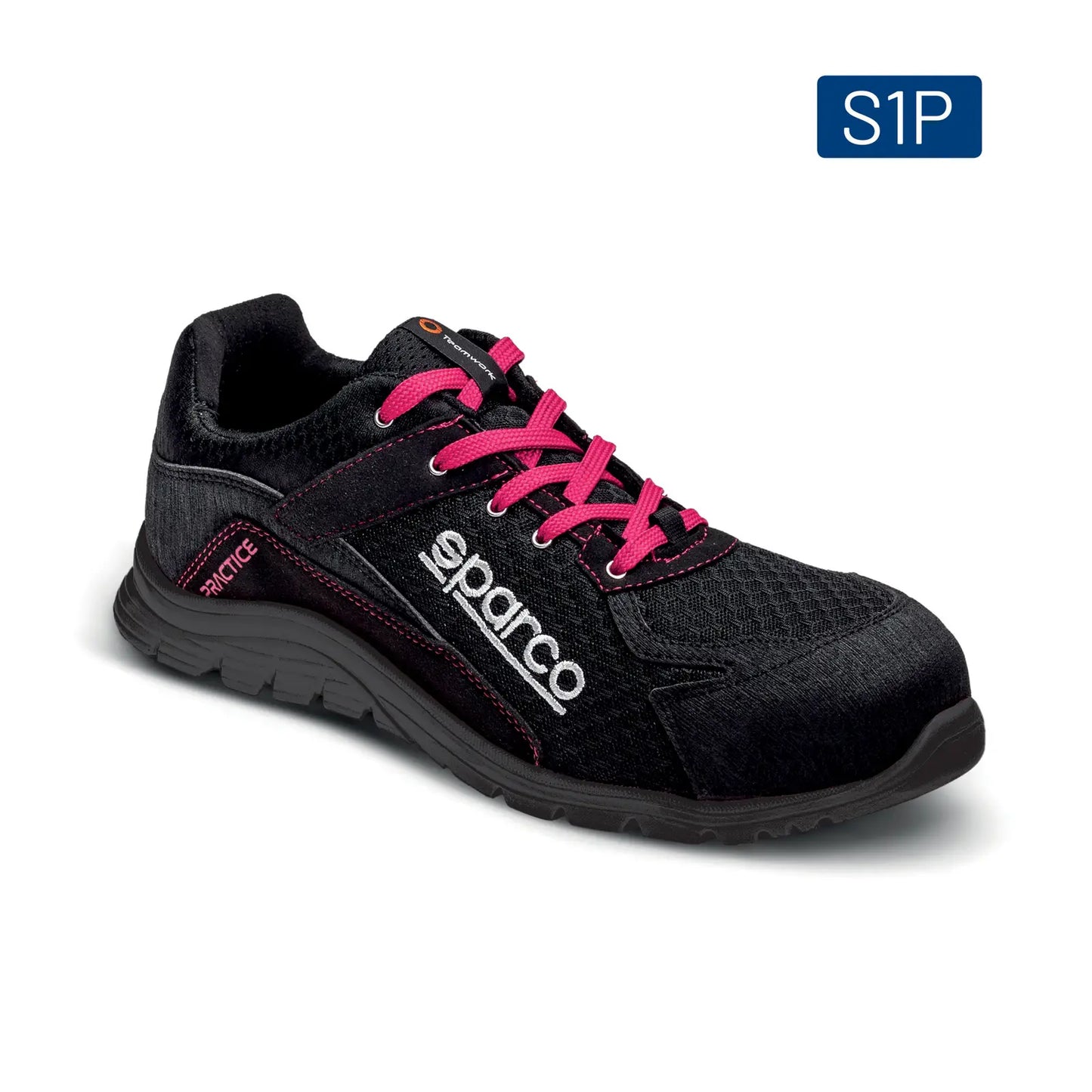 Sparco PRACTICE JODY – Lichtgewicht veiligheidsschoen S1PL met ademend 3D-mesh en sportieve look