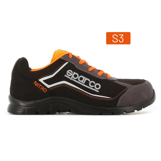 Sparco NITRO DIDIER – Veiligheidsschoen S3L met waterafstotend microvezel en sportieve look