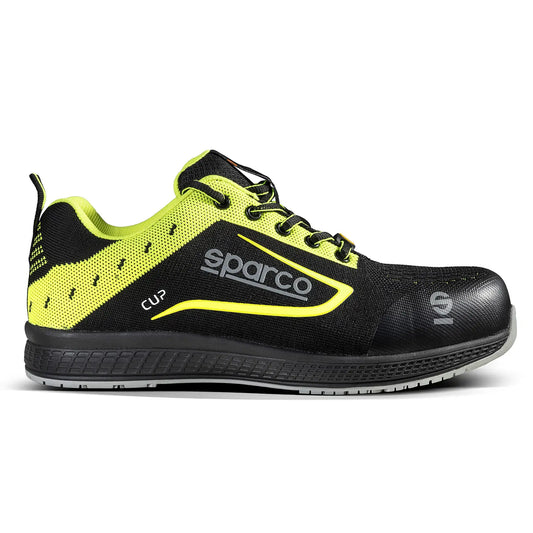 Sparco CUP NURBURG – Lichtgewicht S1P veiligheidsschoen met ademend jacquard en sportieve stijl