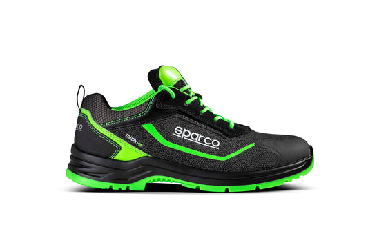 Sparco – Indy-E Forester S3S SR FO LG – Safety Shoes – Black/Green