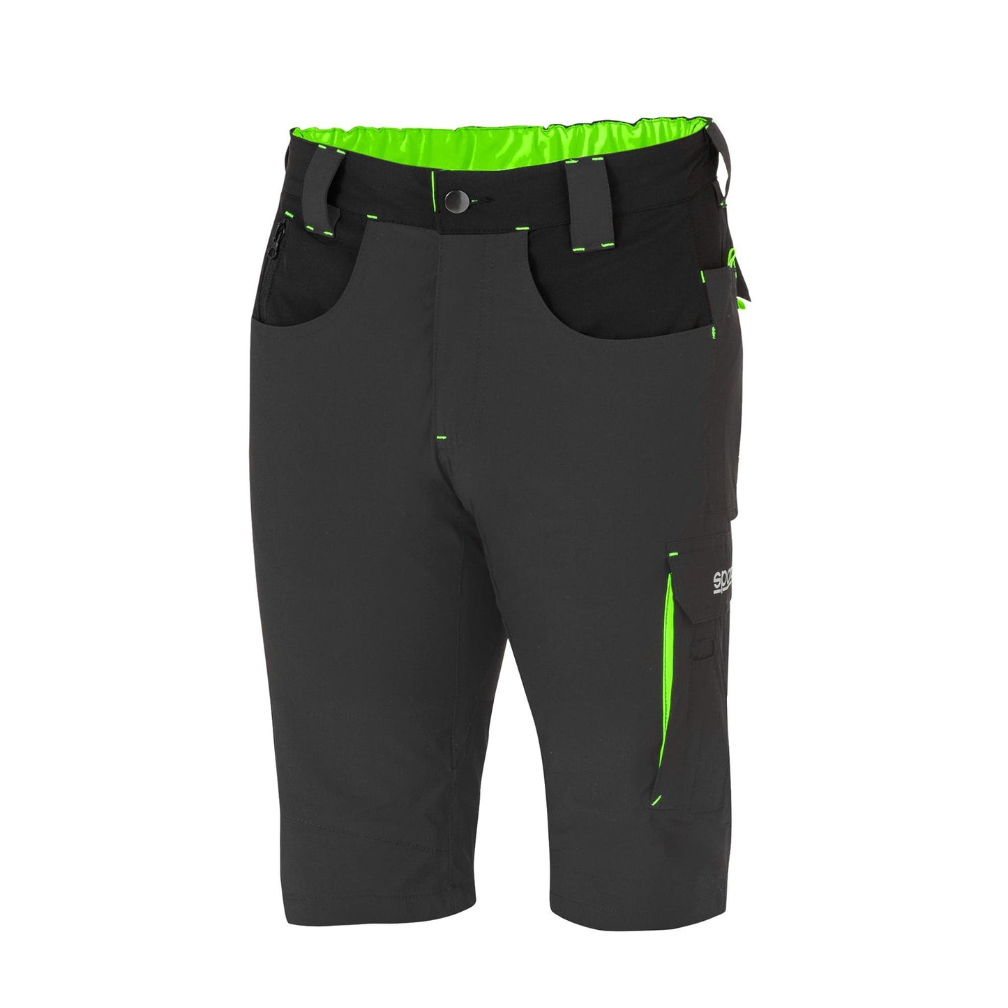 Sparco Werkbroek Kort Tech Light Laredo - Zwart - Maat S-XXL