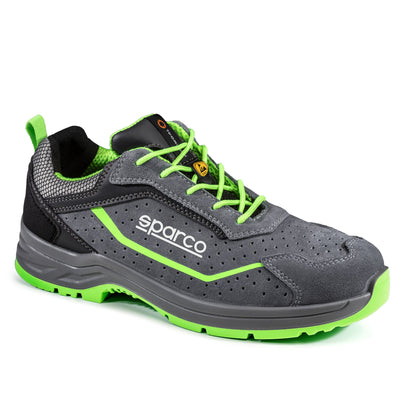 Sparco Indy Felix Werkschoenen S1PS - Grijs/Groen