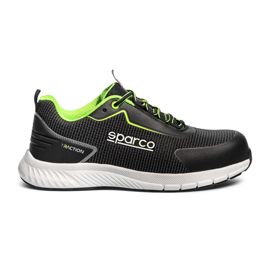 Sparco – Traction Yuki S1PS SR FO HRO – Safety Shoes – Black/White