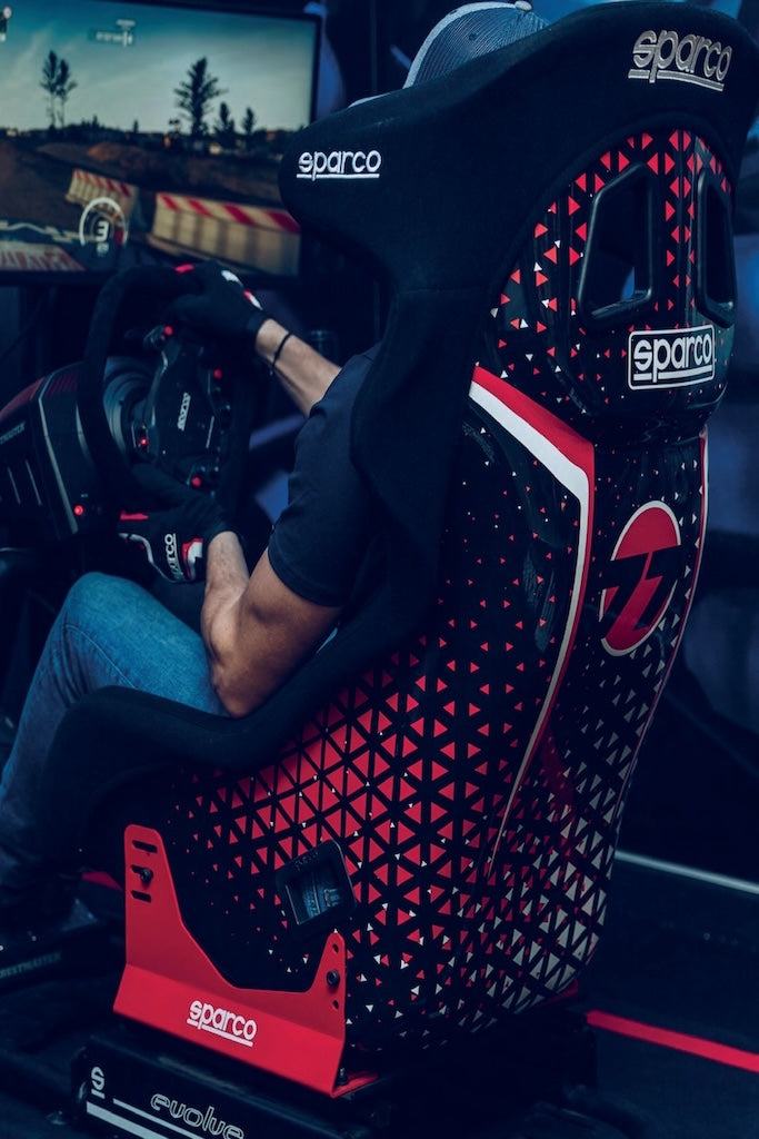 Sparco HYPERGRIP+ Geel - Premium gaming handschoenen met verbeterde pasvorm, gripzones en touchscreen-functie