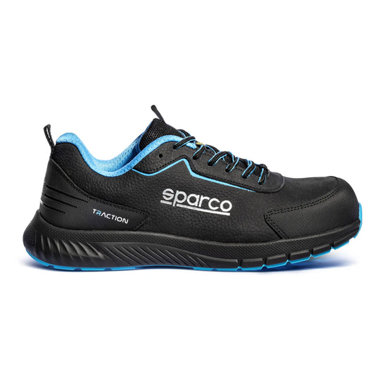 Sparco TRACTION NUBUCK TAKUMA – S3S Veiligheidsschoen met Sportieve Look en Nubuck Bovenwerk