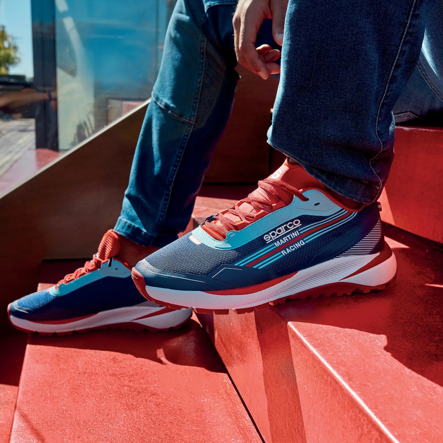 Sparco S-RUN MARTINI RACING – Lightweight Sneakers with Iconic Martini Racing Livery