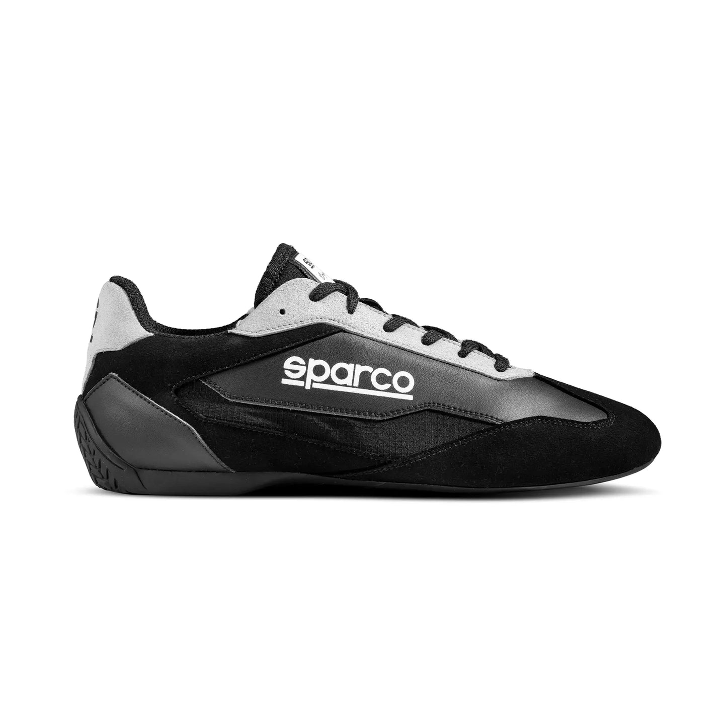 Sparco S-DRIVE Zwart – Lage Racing Sneaker met Ademende Zool en Sportieve Look