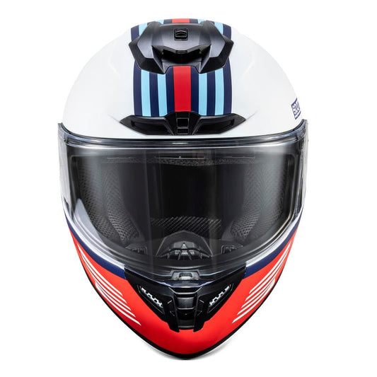 Sparco X-Pro Integraalhelm 003378MR Motorhelm Wit/Martini Racing XS-XXL - Zijaanzicht