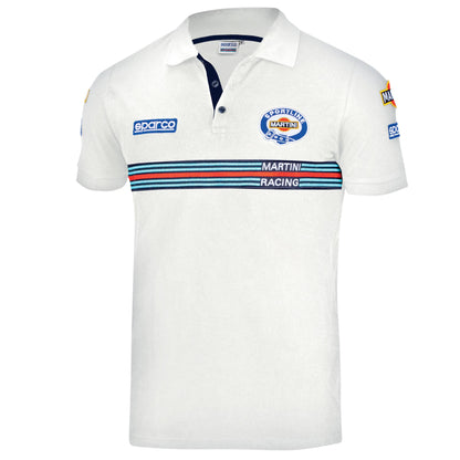 Sparco Polo Replica Martini Racing - Wit