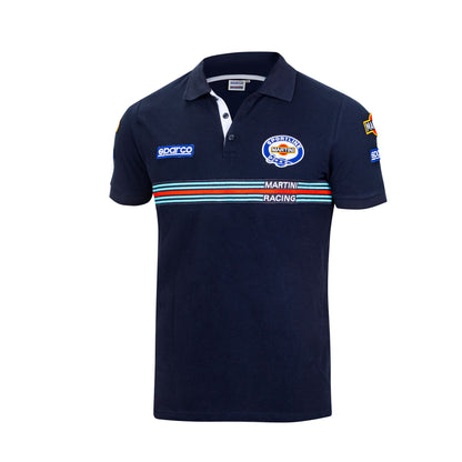 Sparco Polo Replica Martini Racing - Marineblauw