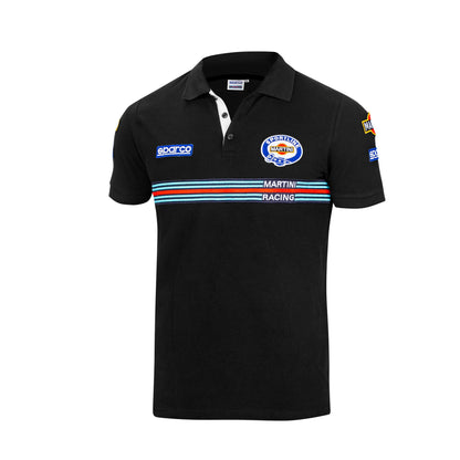 Sparco Polo Replica Martini Racing - Black