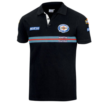 Sparco Polo Replica Martini Racing - Black
