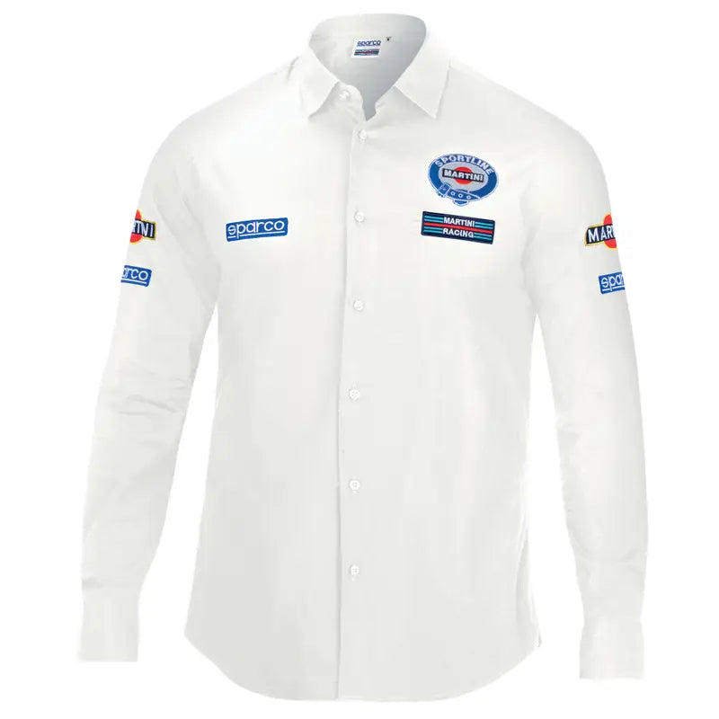 Sparco Martini Racing Overhemd - Wit - Overhemd maat L