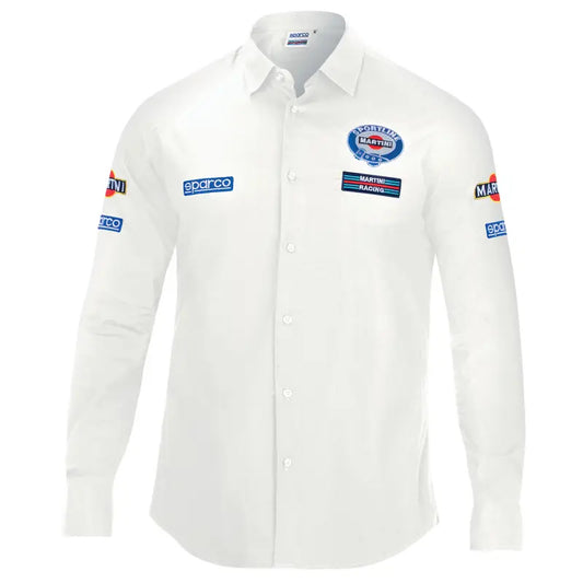 Sparco Martini Racing Overhemd - Wit - Overhemd maat L