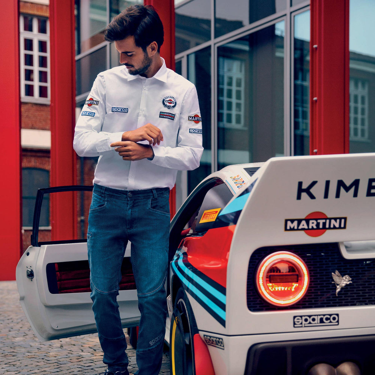 Sparco Martini Racing Overhemd - Wit
